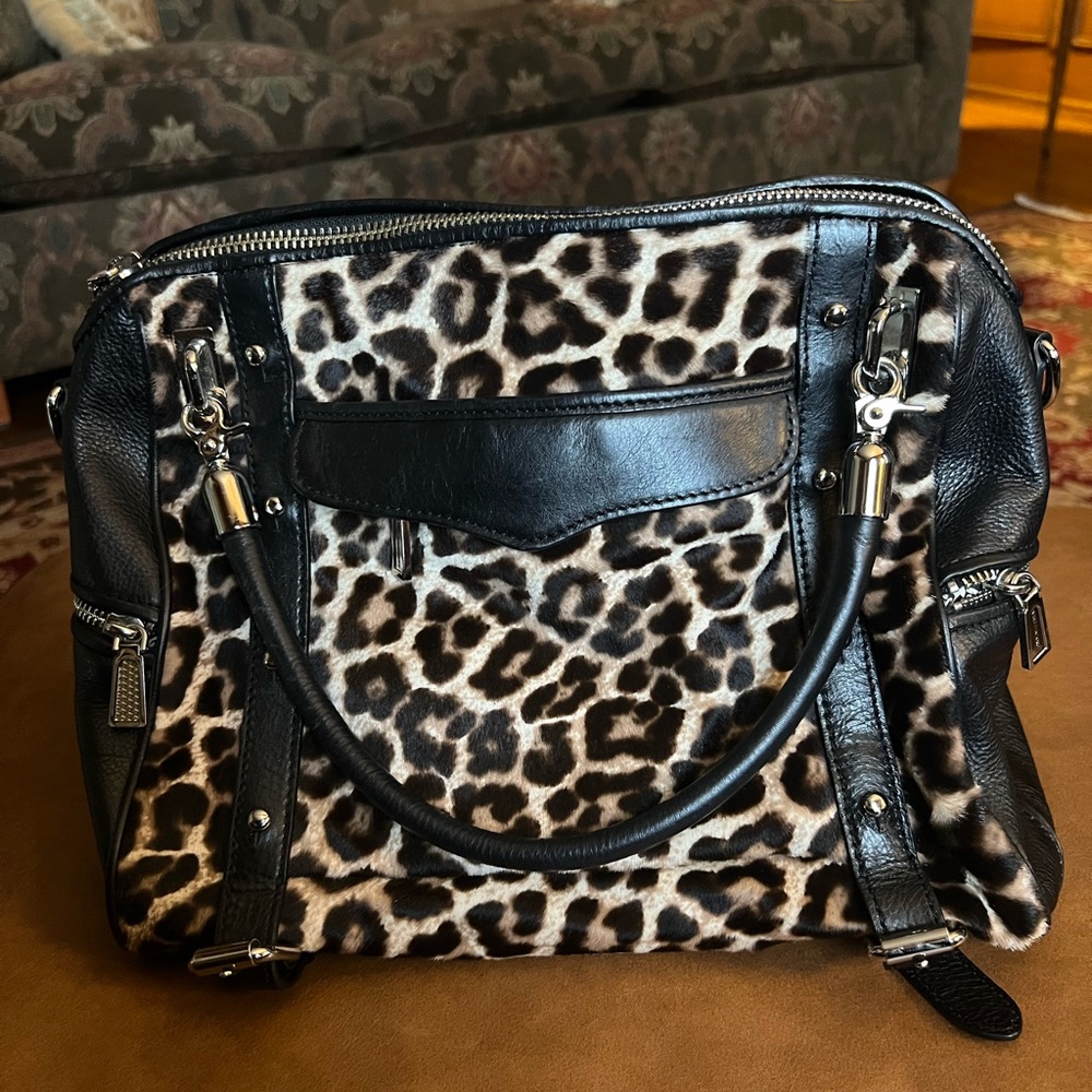 Rebecca Minkoff cupid - snow leopard shoulder bag
